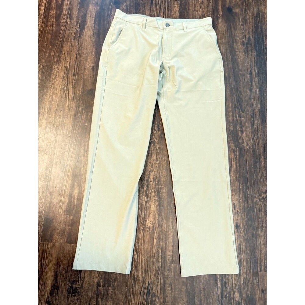 Free Fly Pants Mens 34x32 Khaki Nomad Performance Golf Stretch Performance Chino